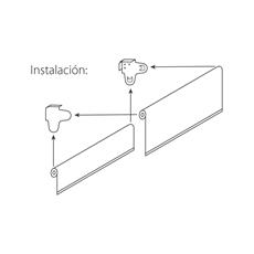 Soporte doble para roller listas para instalar "myg"